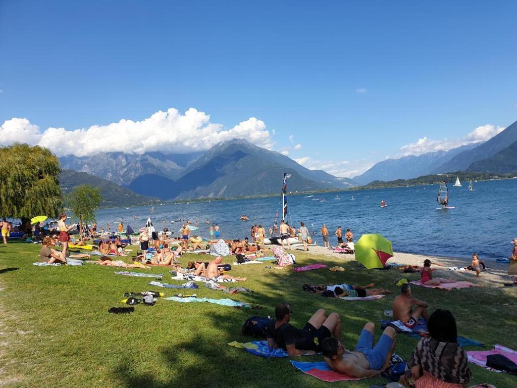Camping Italia 90 Caravans Domaso Dış mekan fotoğraf